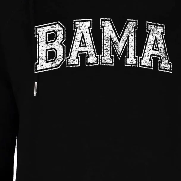 Bama Varsity Style Alabama Pride Flag Womens Funnel Neck Pullover Hood