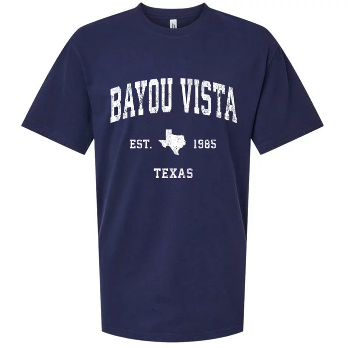 Bayou Vista Texas Tx Vintage Athletic Sports Sueded Cloud Jersey T-Shirt