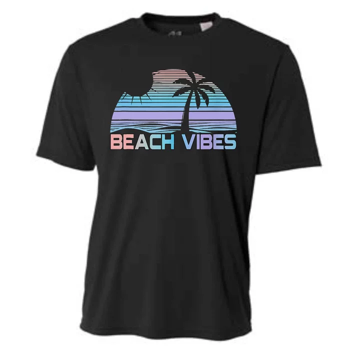 Beach Vibes Tank Tank Top Cooling Performance Crew T-Shirt