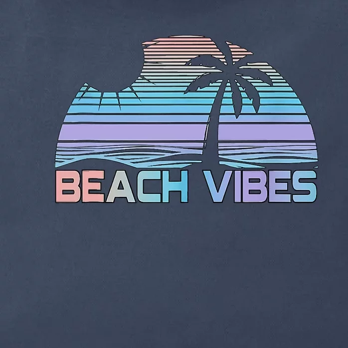 Beach Vibes Tank Tank Top Zip Tote Bag