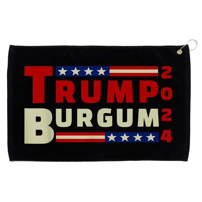 Burgum Vp Trump Vice President Burgum Trump Grommeted Golf Towel