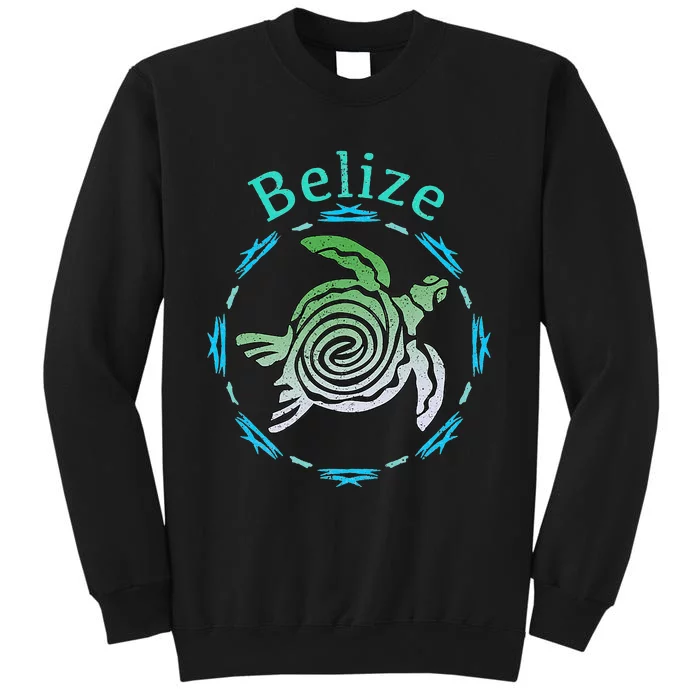 Belize Vintage Tribal Turtle Gift Sweatshirt