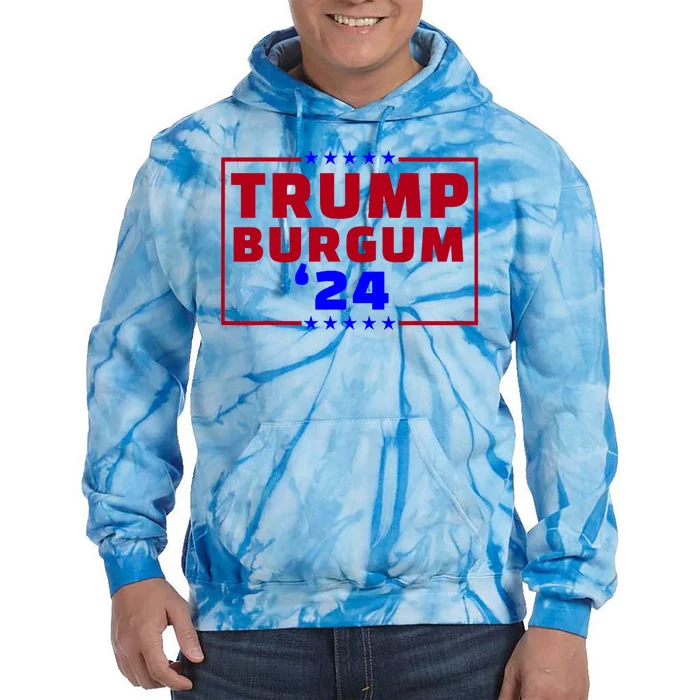 Burgum Vp Trump Vice President Burgum Trump Tie Dye Hoodie