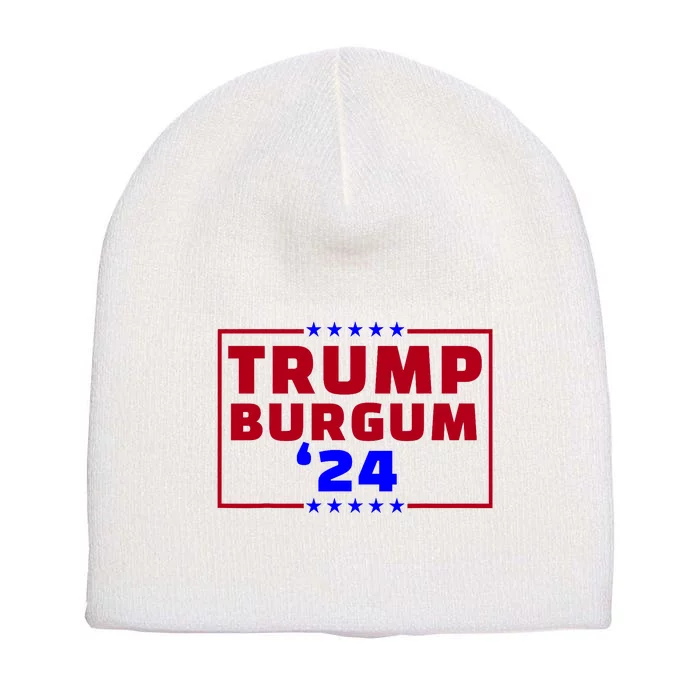 Burgum Vp Trump Vice President Burgum Trump Short Acrylic Beanie