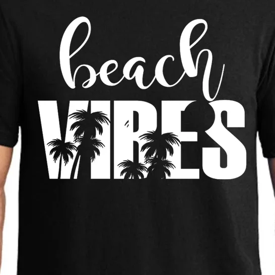 Beach Vibes Tropical Vacation Pajama Set