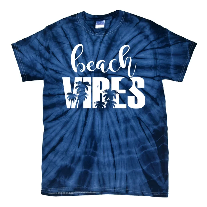 Beach Vibes Tropical Vacation Tie-Dye T-Shirt