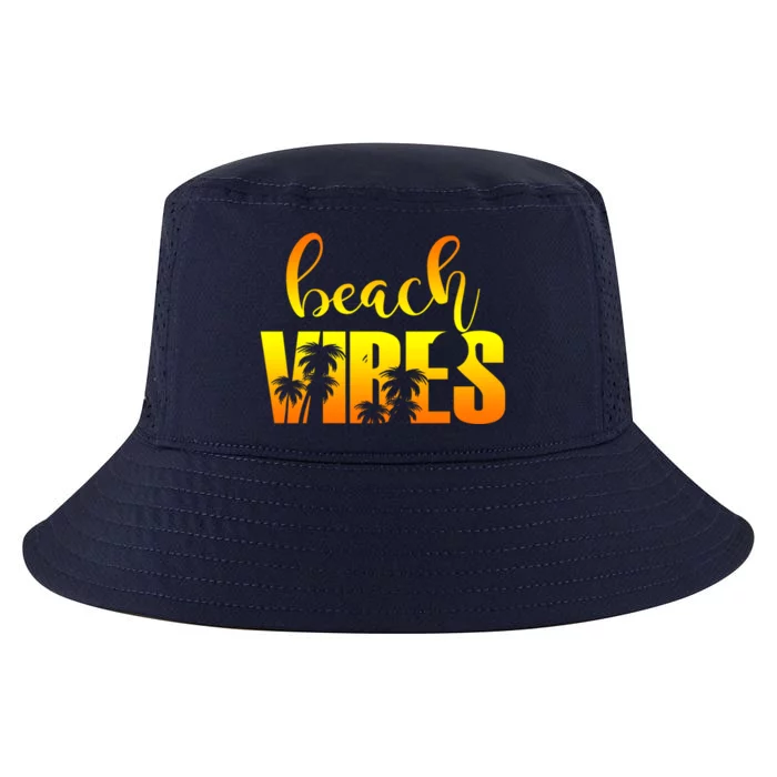 Beach Vibes Tropical Sunset Vacation Cool Comfort Performance Bucket Hat