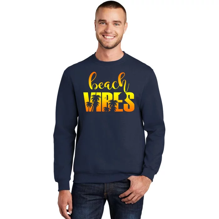 Beach Vibes Tropical Sunset Vacation Sweatshirt