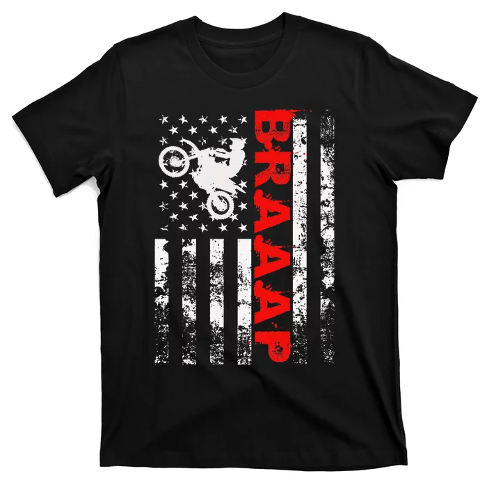 Braaap Vintage Usa American Flag T-Shirt