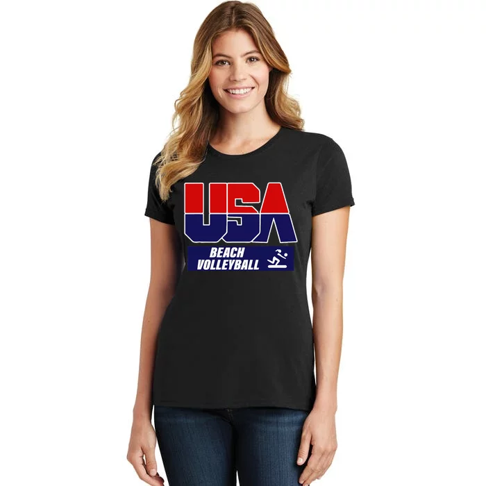 Beach Volleyball Usa Women's T-Shirt