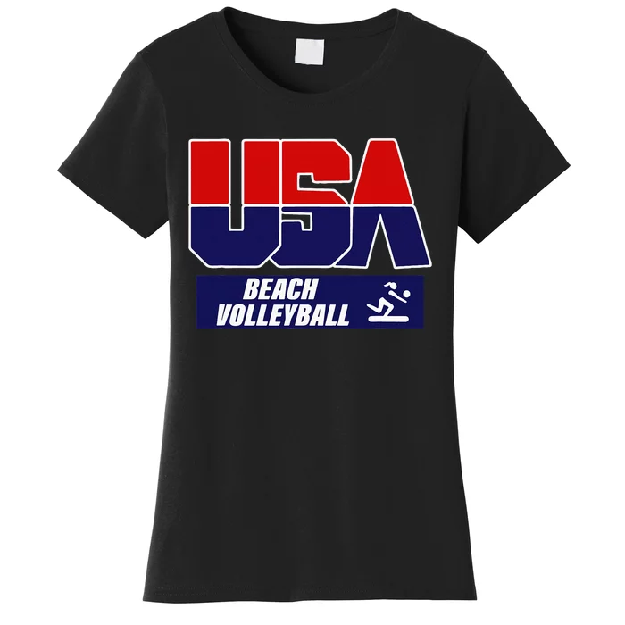 Beach Volleyball Usa Women's T-Shirt