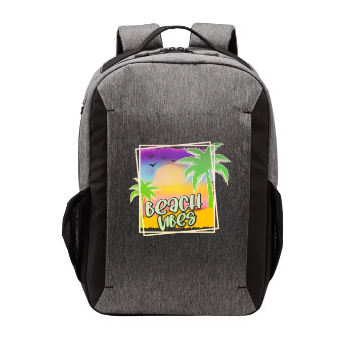 Beach Vacay Vibes Cute Summer Vacation Chill Relax Ocean Gift Vector Backpack