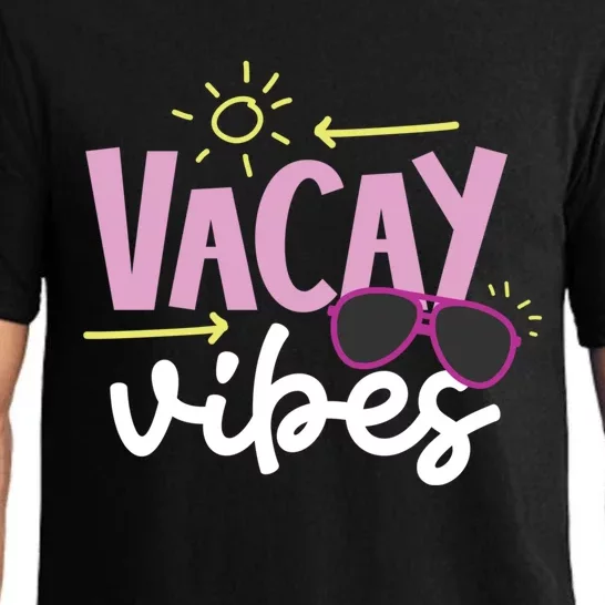 Beach Vacay Vibes Funny Gift Pajama Set