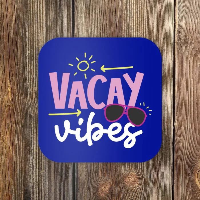 Beach Vacay Vibes Funny Gift Coaster