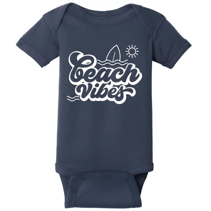 Beach Vibes Vacation Tropical Baby Bodysuit