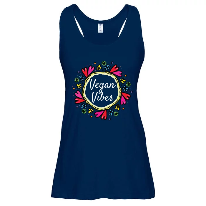 Beautiful Vegan Vibes Vegan Gifts Women Ladies Essential Flowy Tank