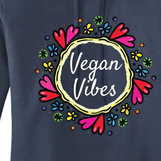 Beautiful Vegan Vibes Vegan Gifts Women Women's Pullover Hoodie