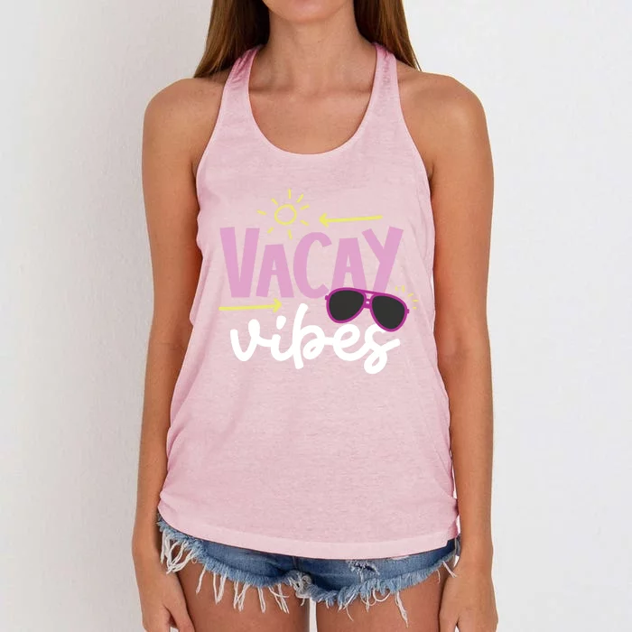 Beach Vacay Vibes Gift Women's Knotted Racerback Tank