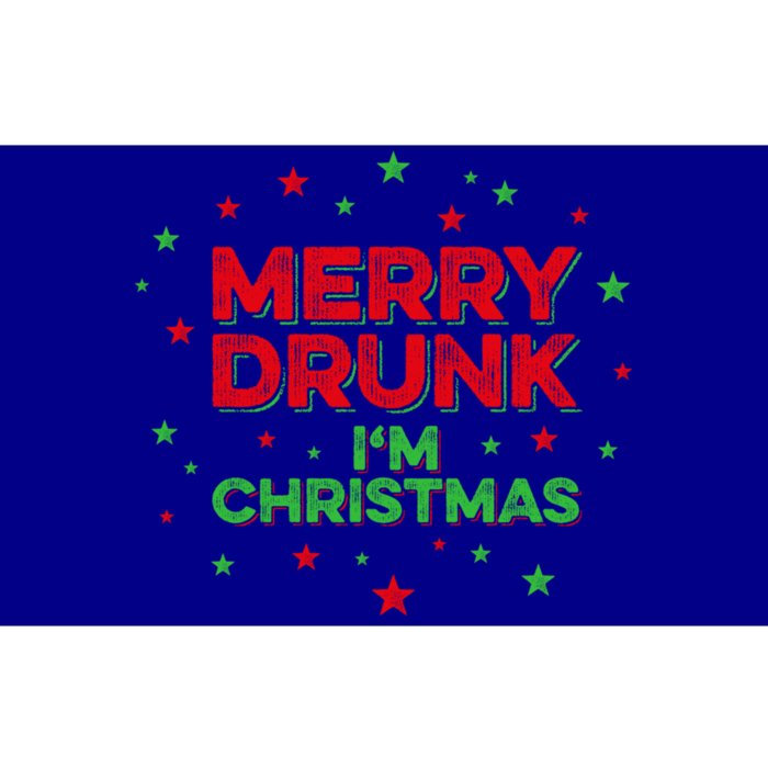 Beer Vodka Wine Xmas Ing Merry Drunk IM Christmas Gift Bumper Sticker