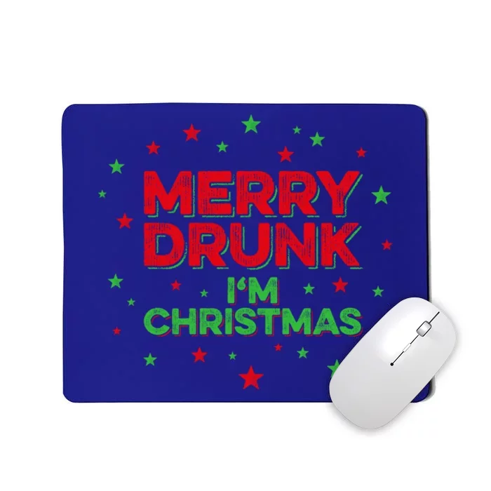 Beer Vodka Wine Xmas Ing Merry Drunk IM Christmas Gift Mousepad