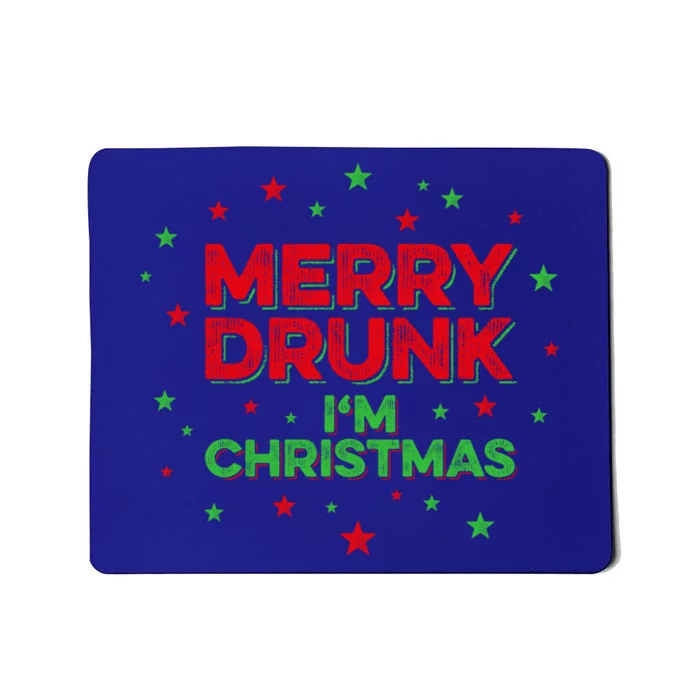 Beer Vodka Wine Xmas Ing Merry Drunk IM Christmas Gift Mousepad