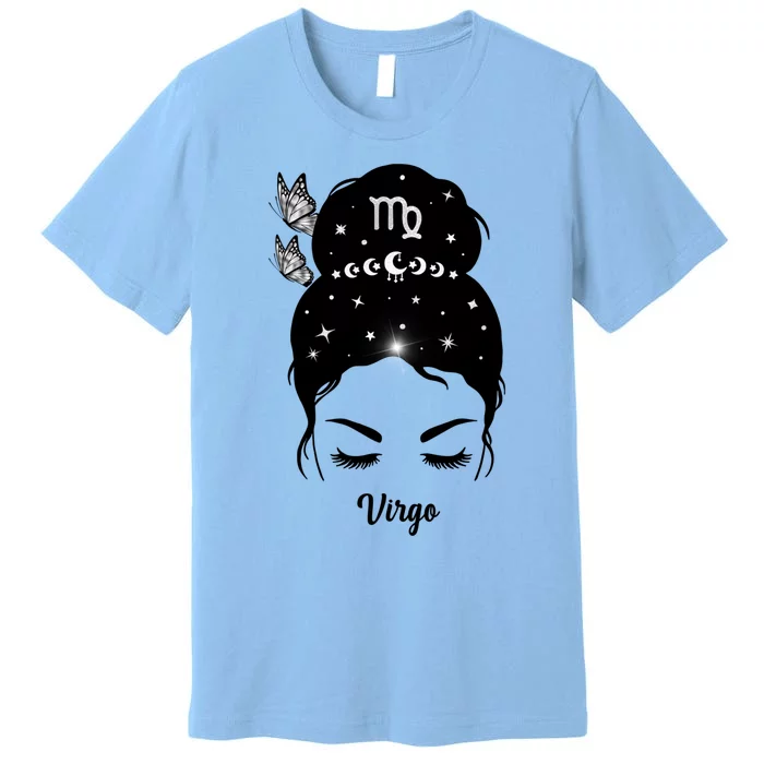 Butterfly Virgo Zodiac Gift Premium T-Shirt