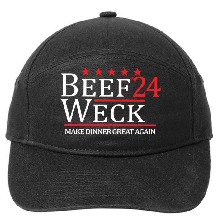 Beef Weck 24 Make Dinner Great Again 7-Panel Snapback Hat