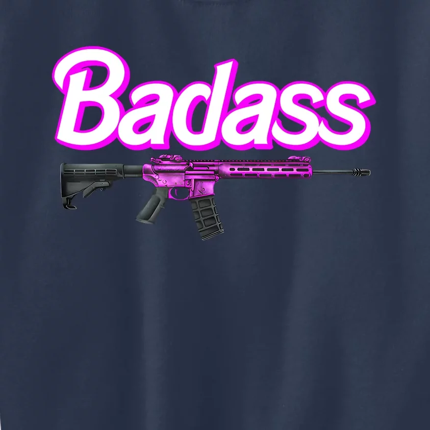 Badass Woman Ar15 Pro Gun 2nd Amendment Guns Rights Kids Sweatshirt