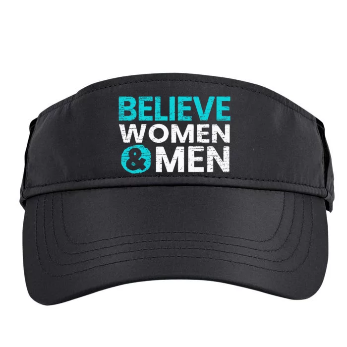 Believe Women And Sexual Assault Awareness Month Adult Drive Performance Visor