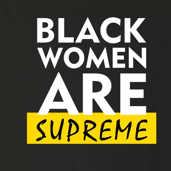 Black Women Are Supreme Ketanji Brown Jackson Justice Toddler Long Sleeve Shirt