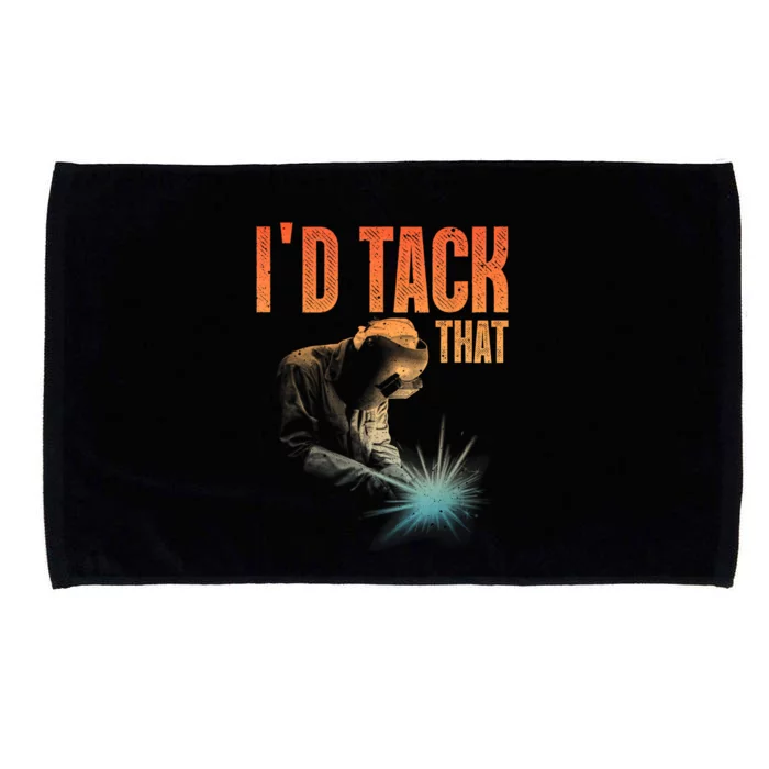 Best Welding Art Tack Welder Ironworkers Pipeliner Microfiber Hand Towel