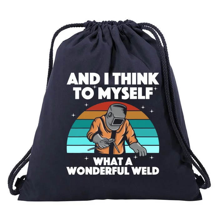 Best Welding Art Arc Welder Pipeliner Ironworker Drawstring Bag