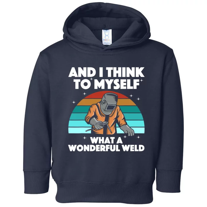 Best Welding Art Arc Welder Pipeliner Ironworker Toddler Hoodie