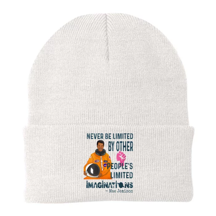 Black Woman Astronaut Jemison Knit Cap Winter Beanie