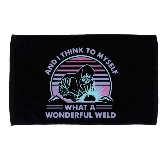 Best Welding Art Arc Welder Pipeliner Ironworker Microfiber Hand Towel