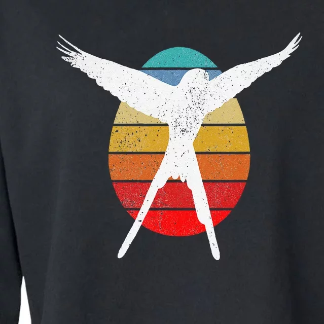 Bird Wingspan Board Game Tabletop Gaming Cropped Pullover Crew