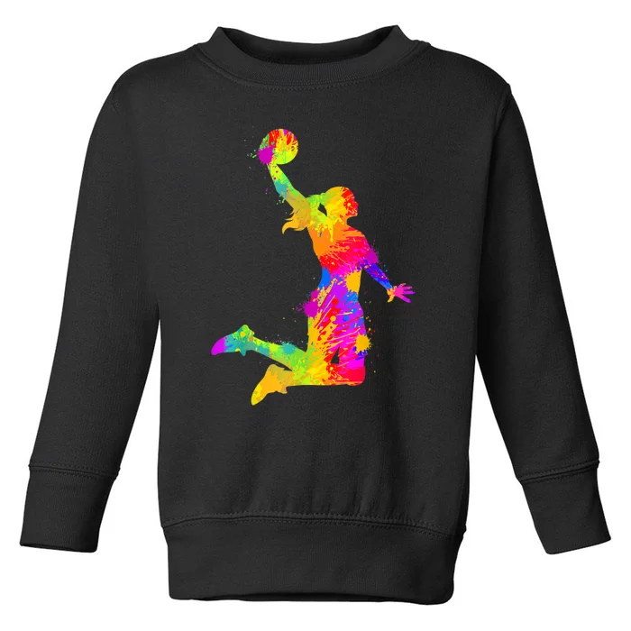 Basketball Women Toddler Sweatshirt