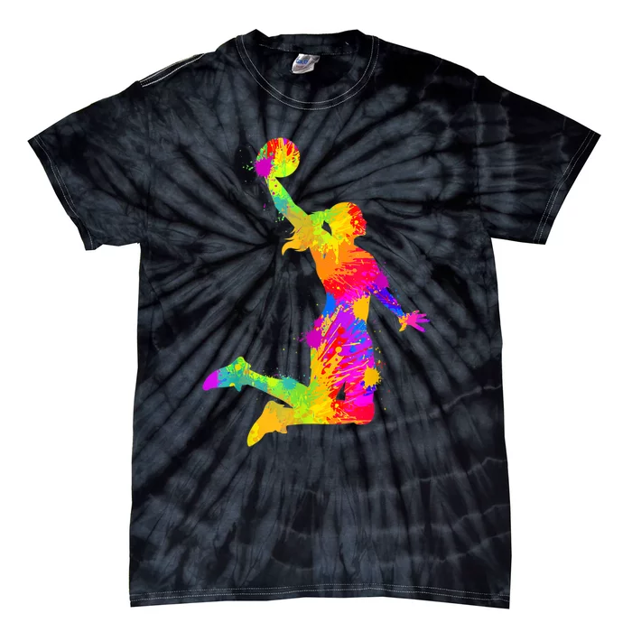 Basketball Women Tie-Dye T-Shirt