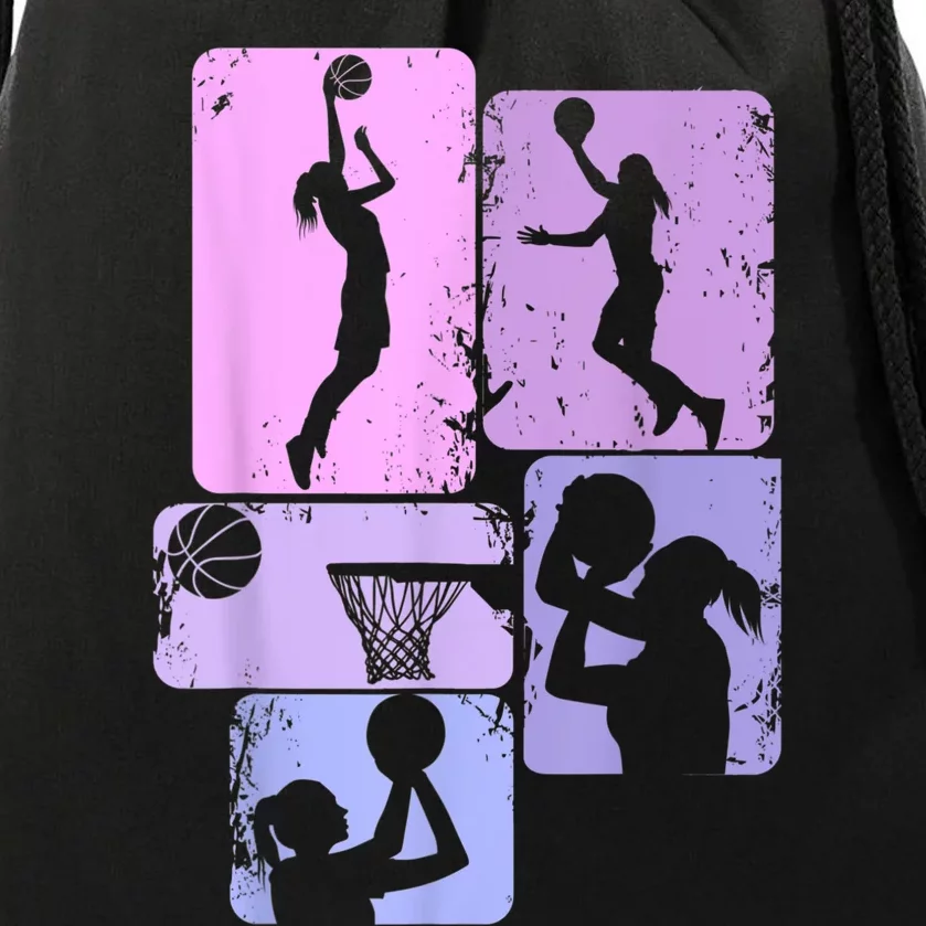 Basketball Women Drawstring Bag