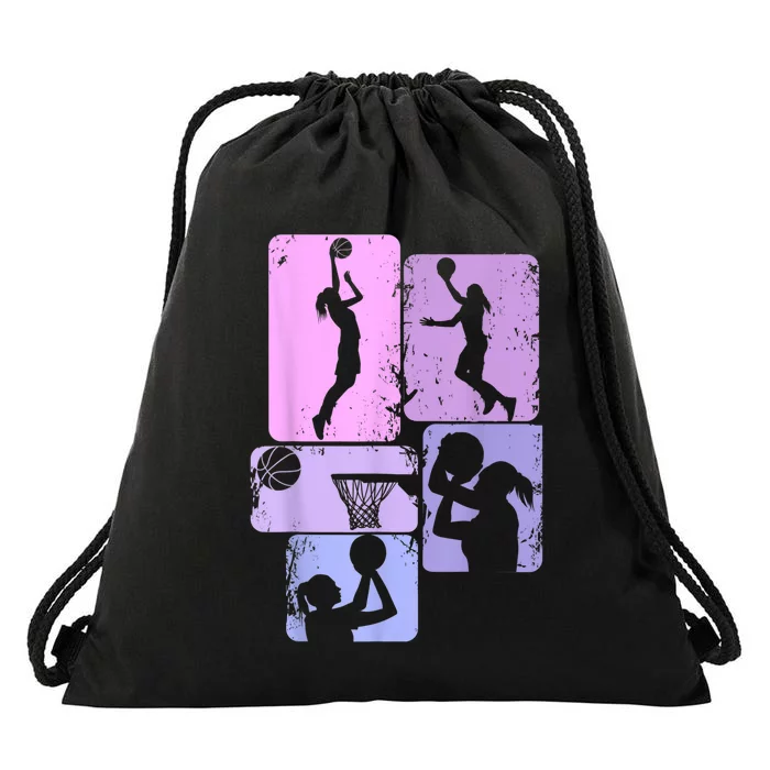 Basketball Women Drawstring Bag