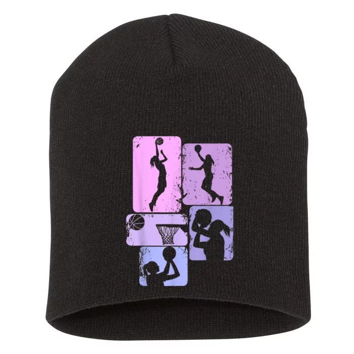 Basketball Women Short Acrylic Beanie