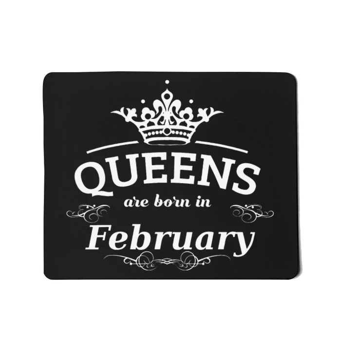 Birthday Wo Born In February Mousepad