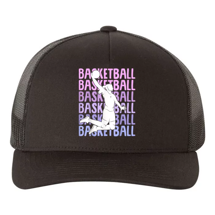 Basketball Women Yupoong Adult 5-Panel Trucker Hat