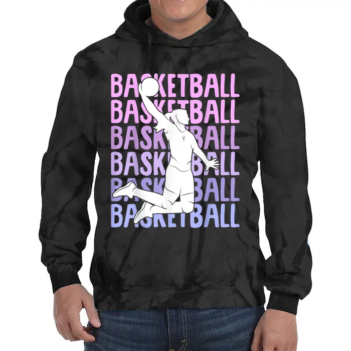 Basketball Women Tie Dye Hoodie