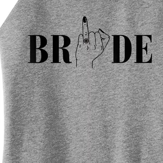 Bride Wedding Bridesmaid Squad Bachelorette Party Matching Women’s Perfect Tri Rocker Tank