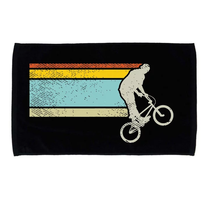 Bmx Wheelie Bike Trick Vintage Flatland Cycling Bicycle Gift Microfiber Hand Towel