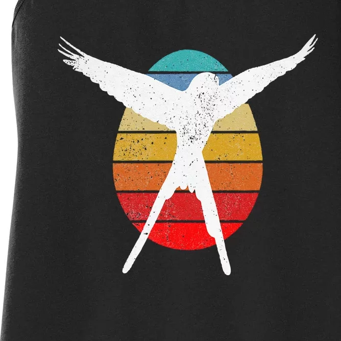 Bird Wingspan Board Game Tabletop Gaming Women's Racerback Tank