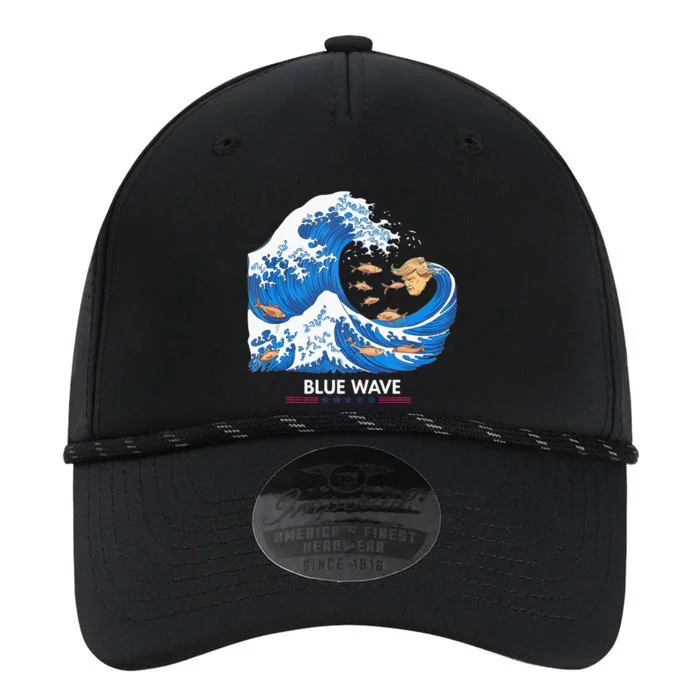 Blue Wave Big Fish Eat Little Fish Trump Hair Performance The Dyno Cap