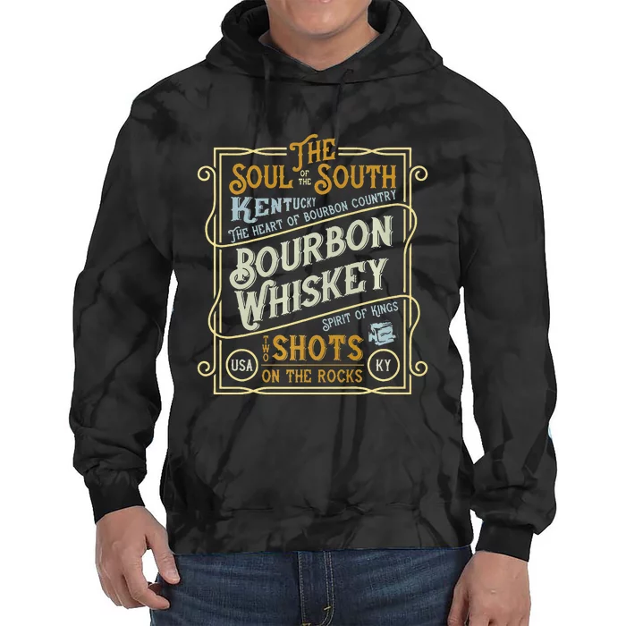 Bourbon Whiskey Tie Dye Hoodie