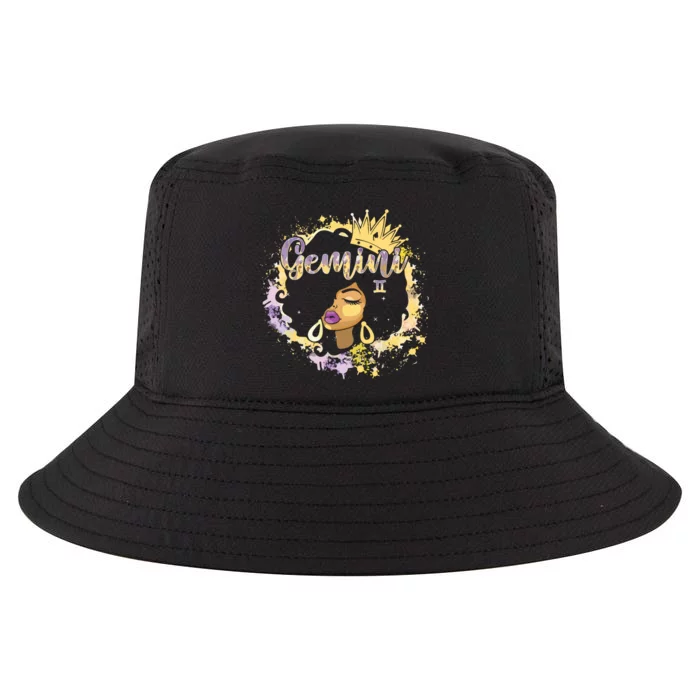 Black Women Birthday Melanin Girl Gemini Queen Cool Comfort Performance Bucket Hat